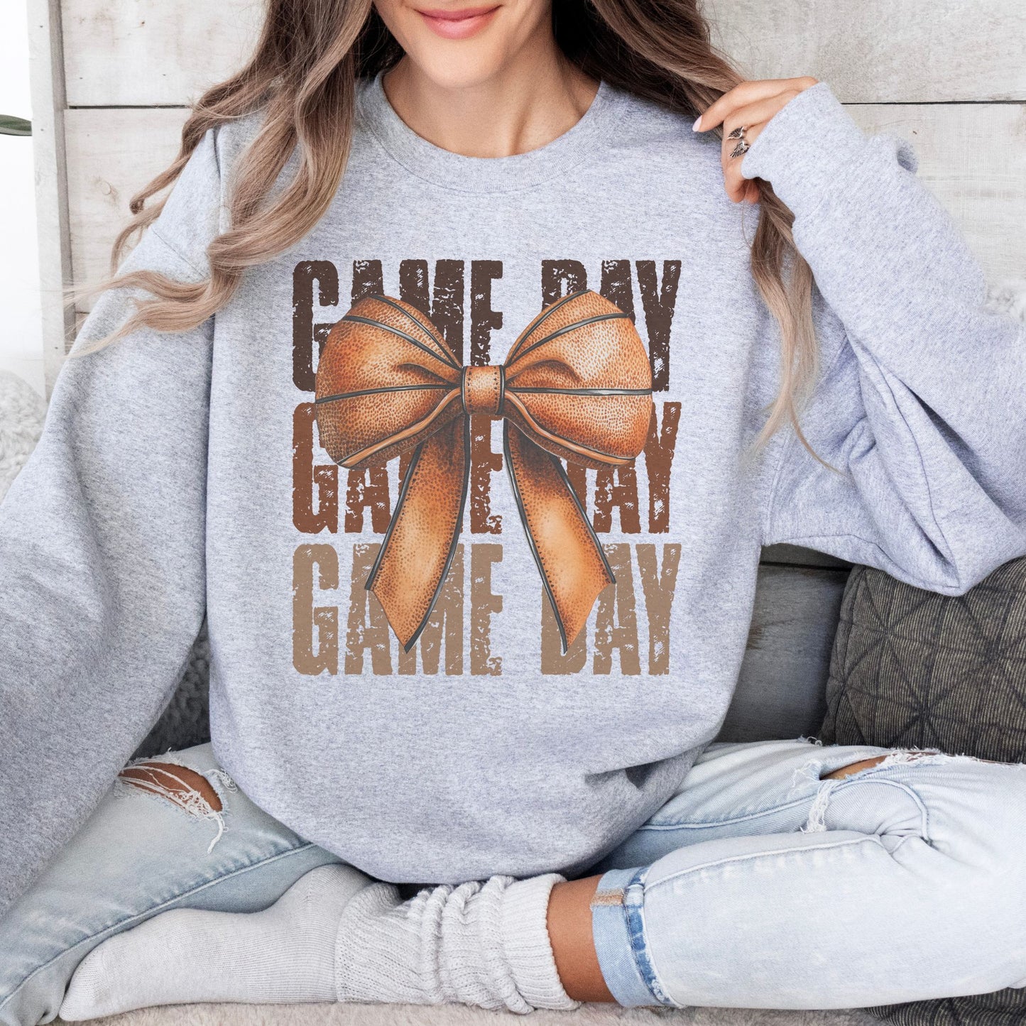 Basketball Game Day Bow