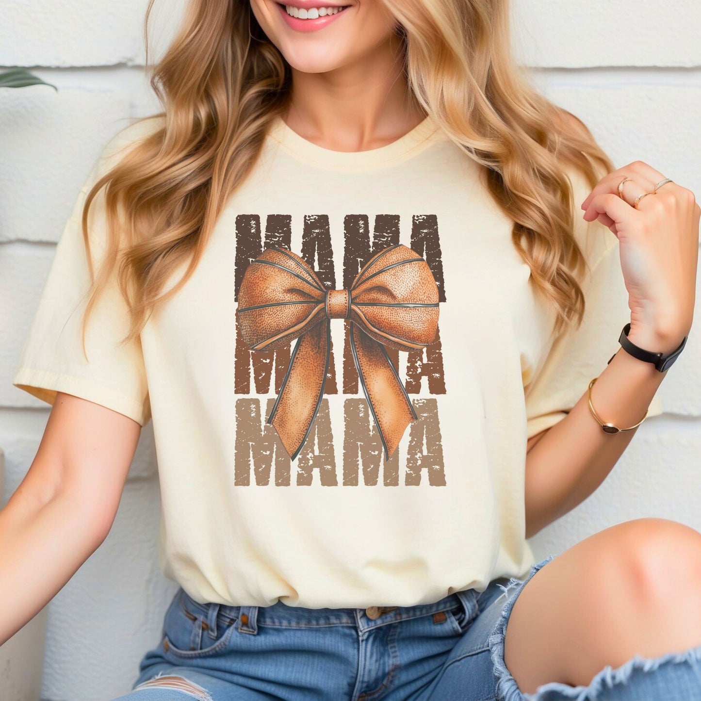 Basketball Bow Mama