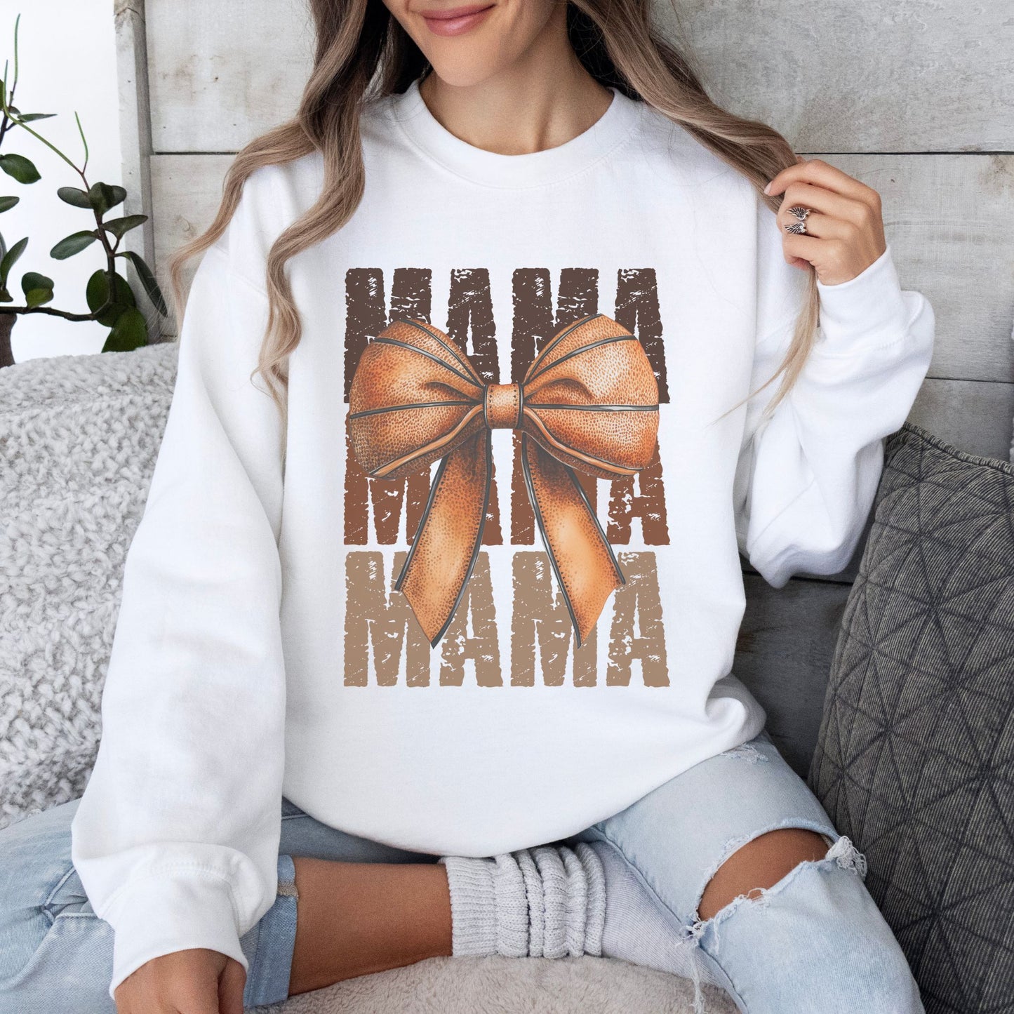 Basketball Bow Mama