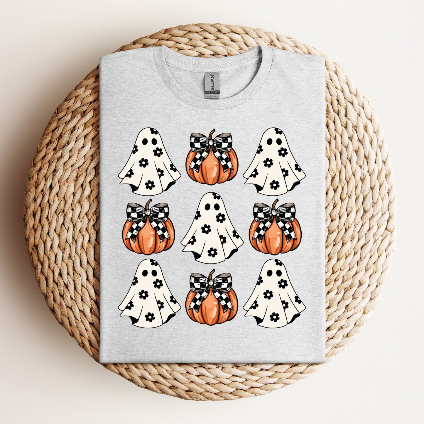 Buffalo Plaid Coquette Ghosts