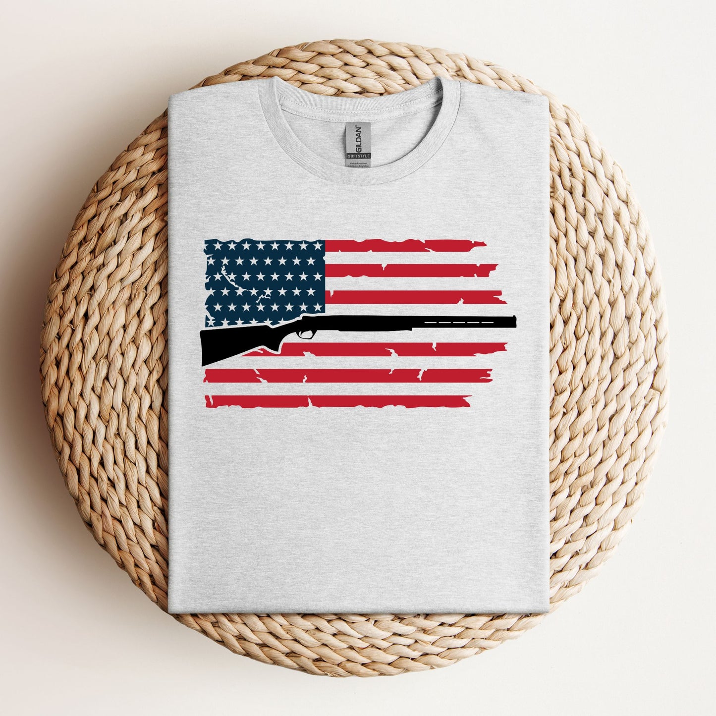 Flag with Shotgun