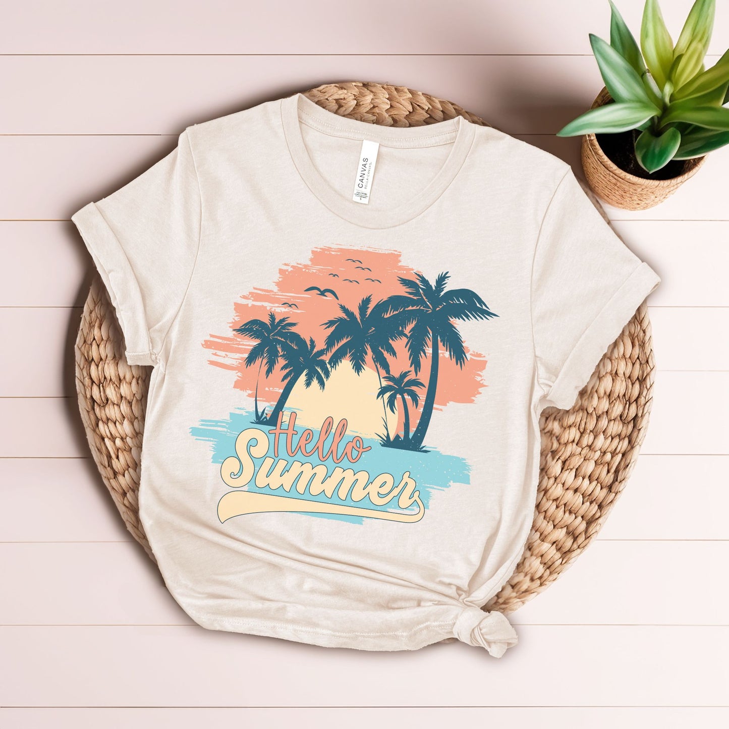 Hello Summer Palm Trees