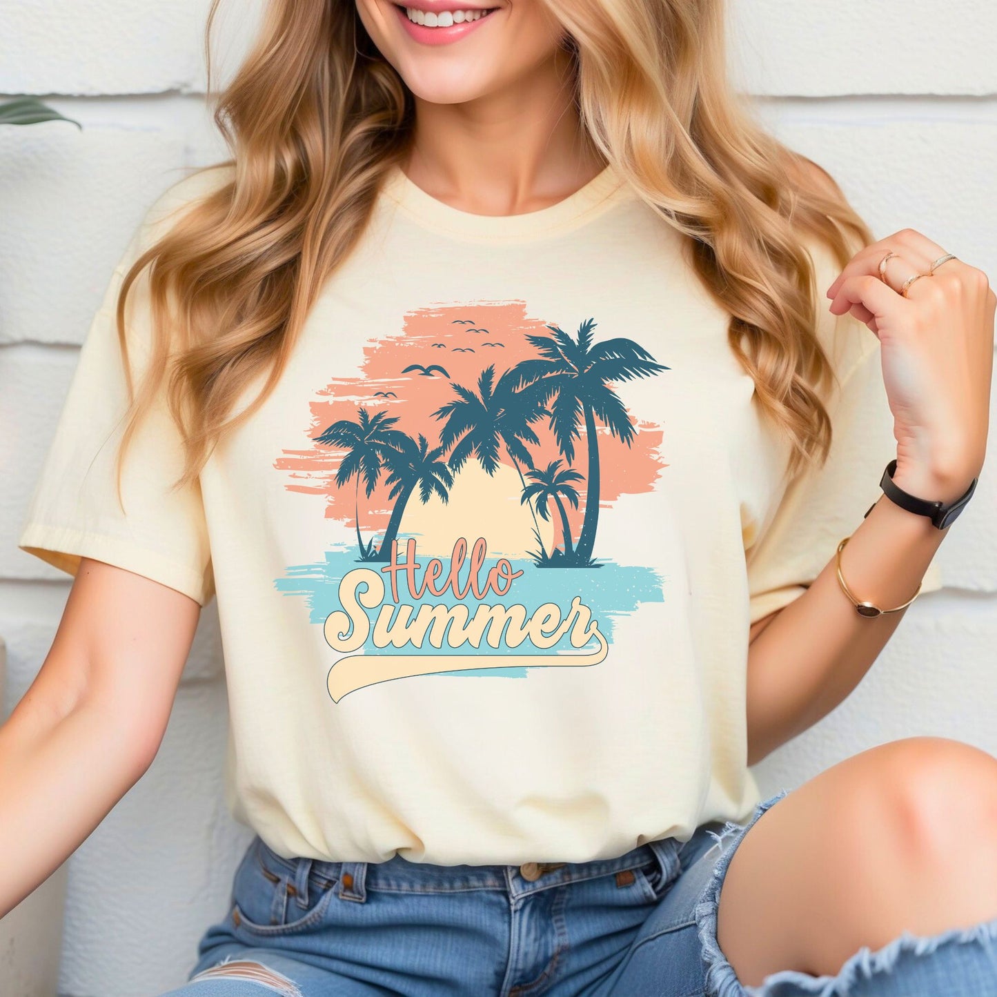 Hello Summer Palm Trees