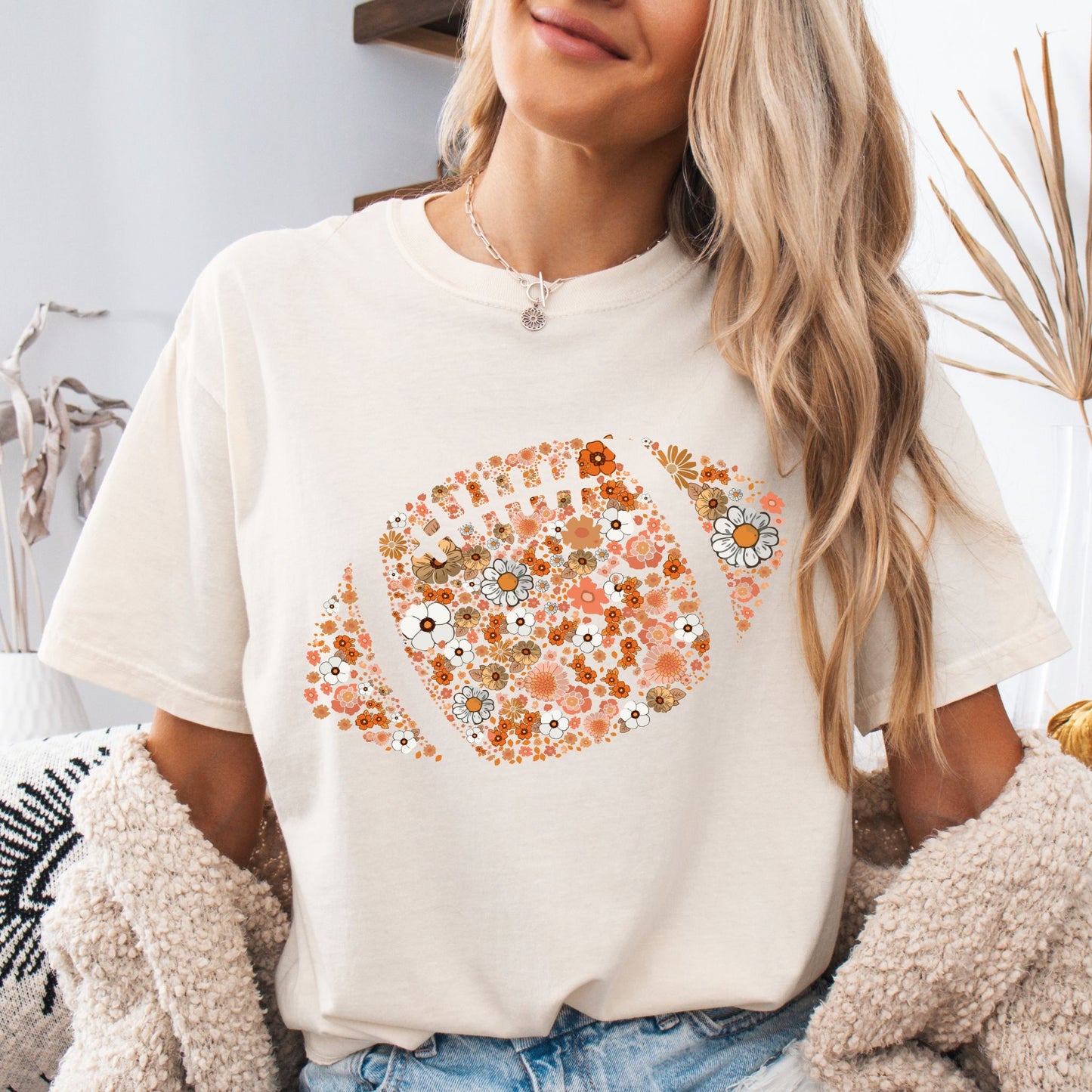 Retro Floral Football