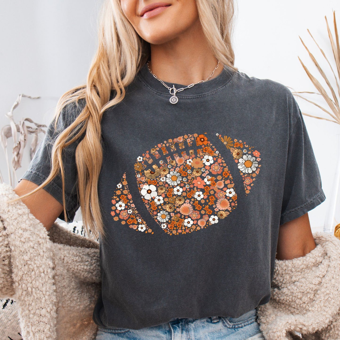 Retro Floral Football