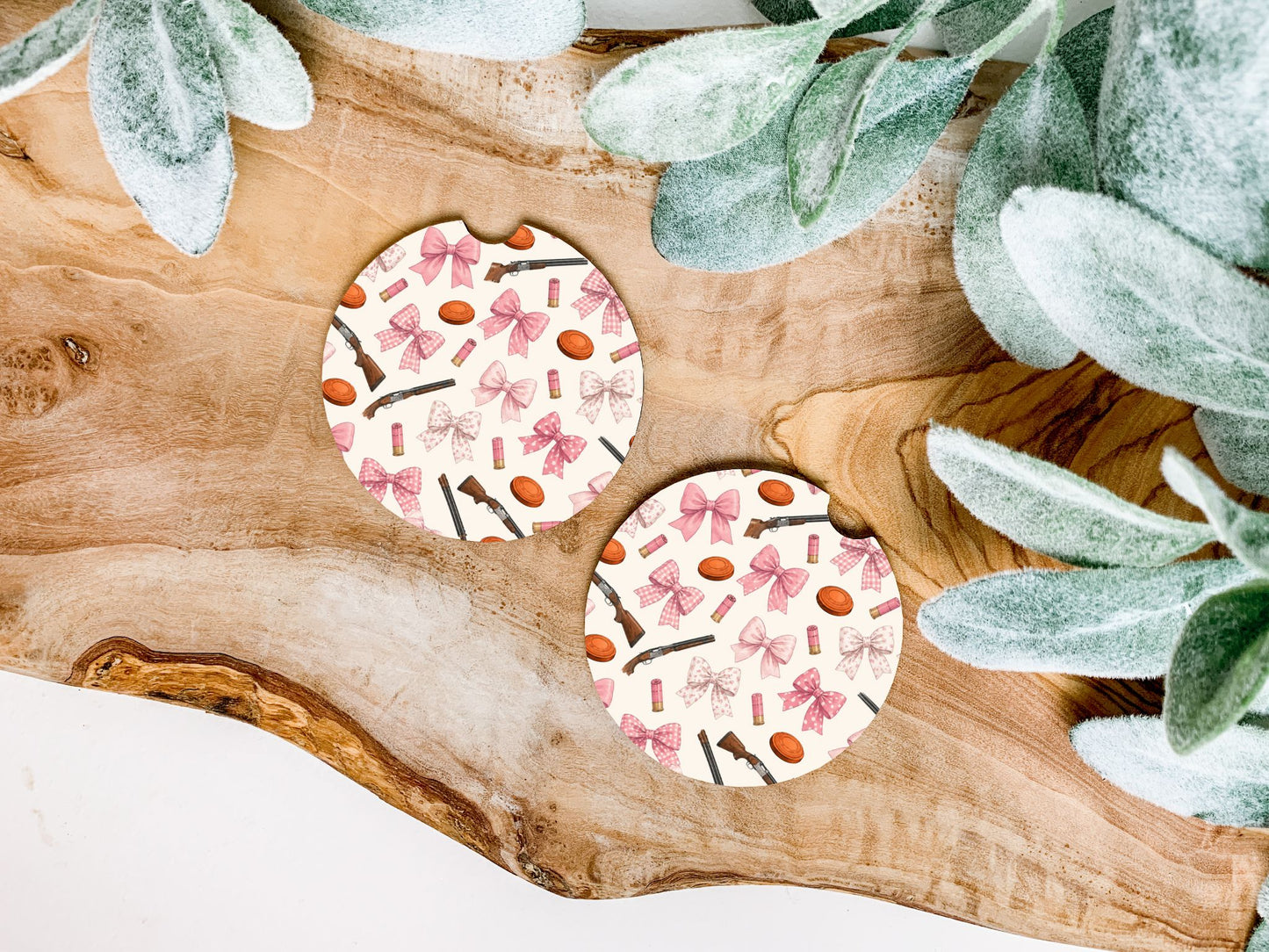 Shooting Sports with Bows Car Coasters