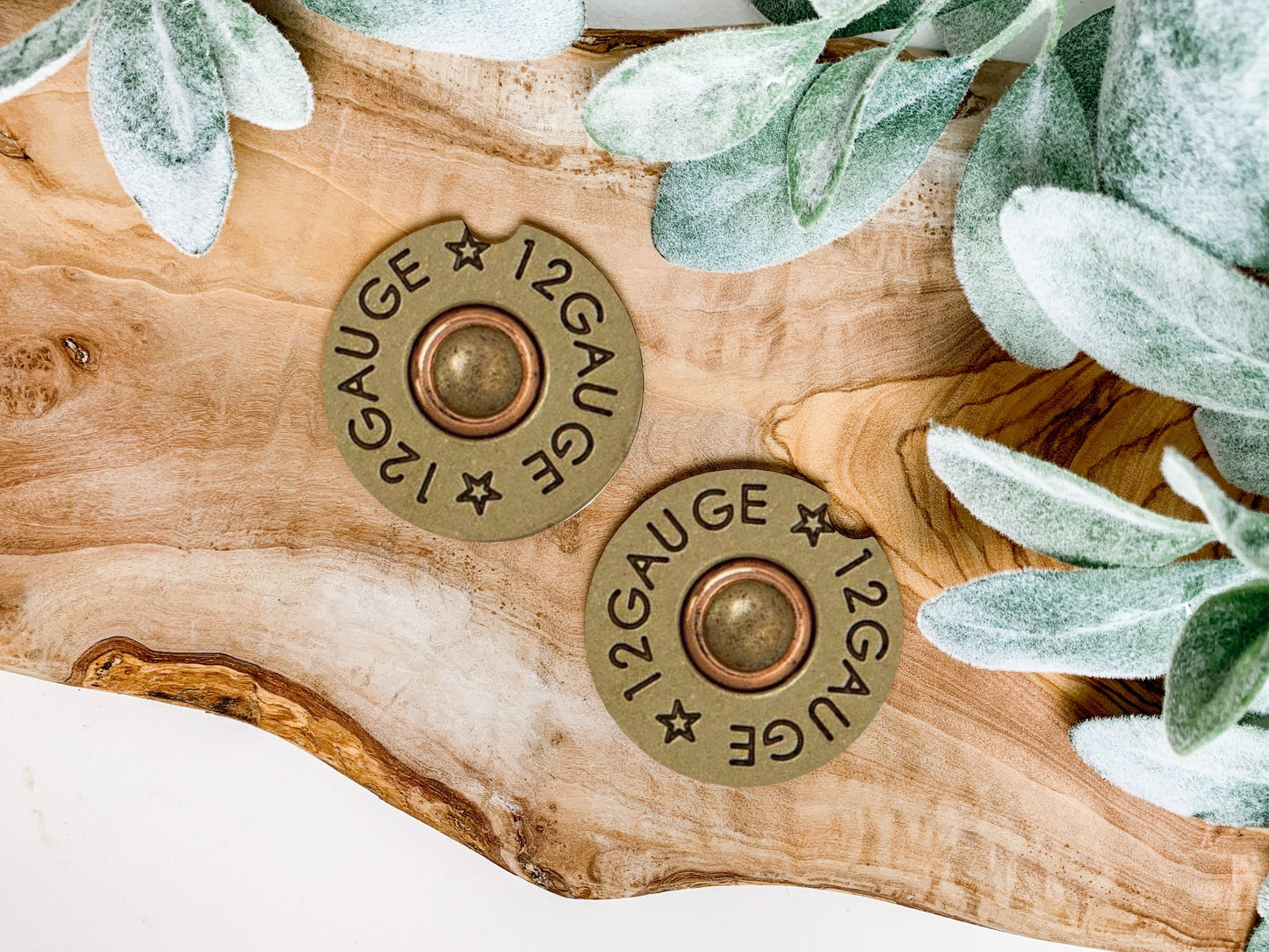 Shotgun Shell Car Coasters