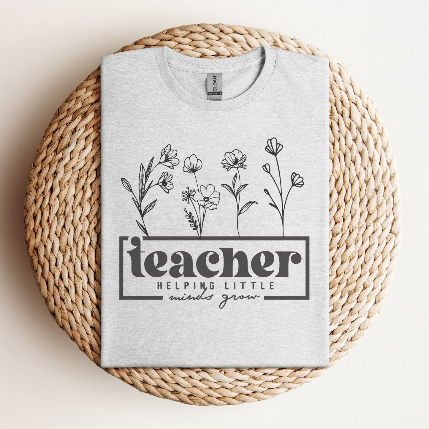 Teacher Helping Little Minds Grow