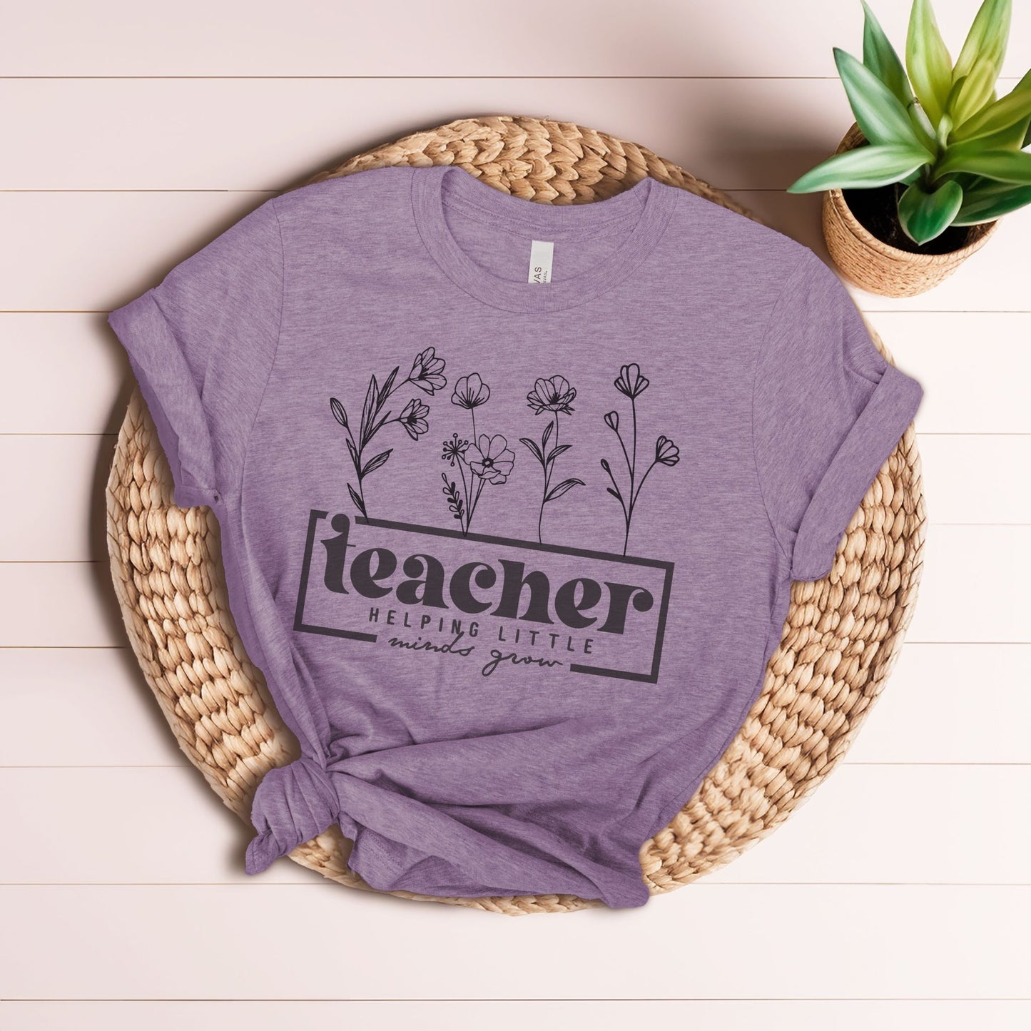 Teacher Helping Little Minds Grow