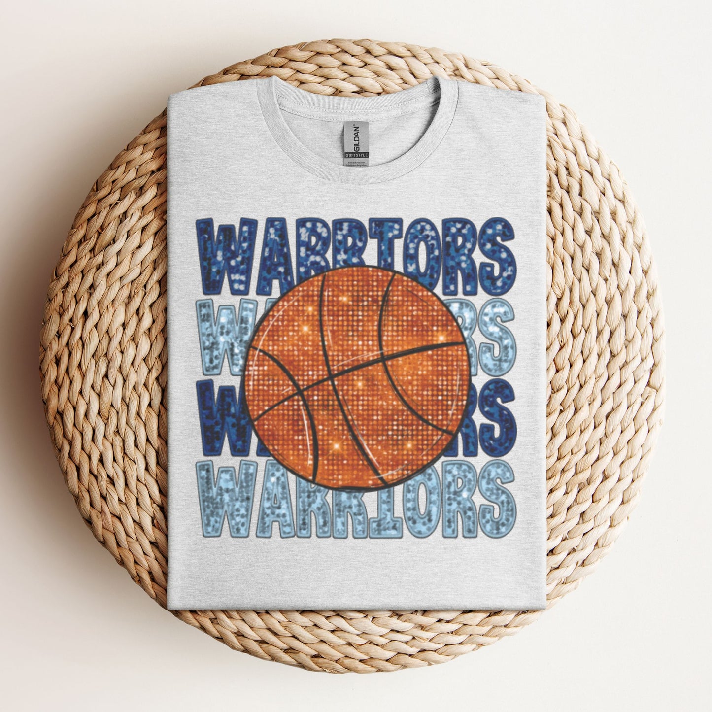 Warriors Glitter Basketball