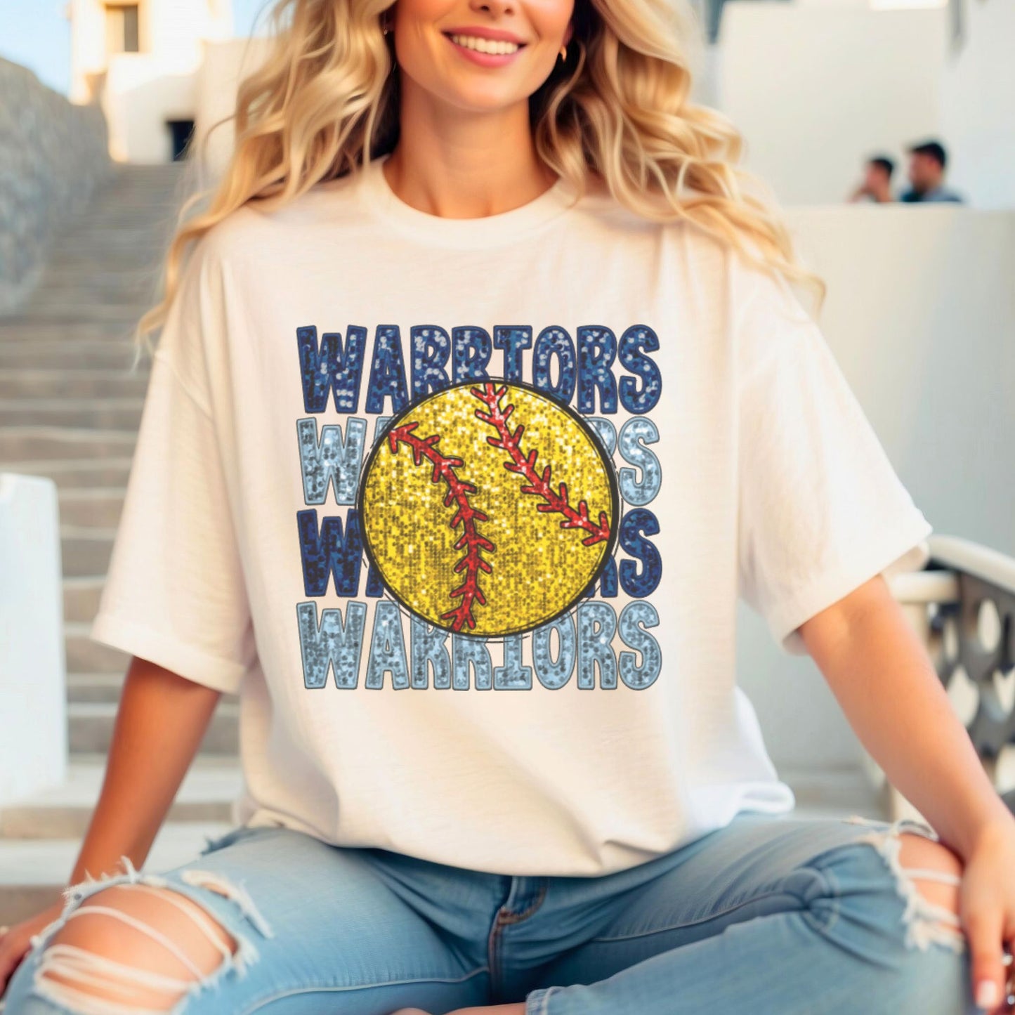 Warriors Glitter Softball