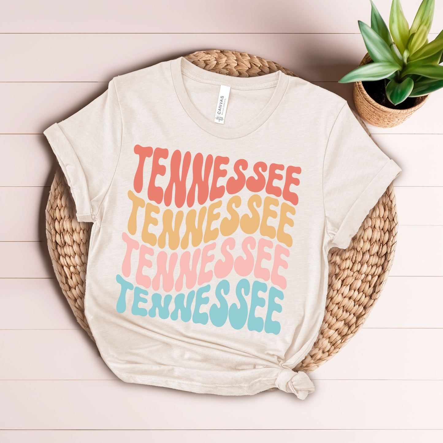 Wavy Colorful Tennessee