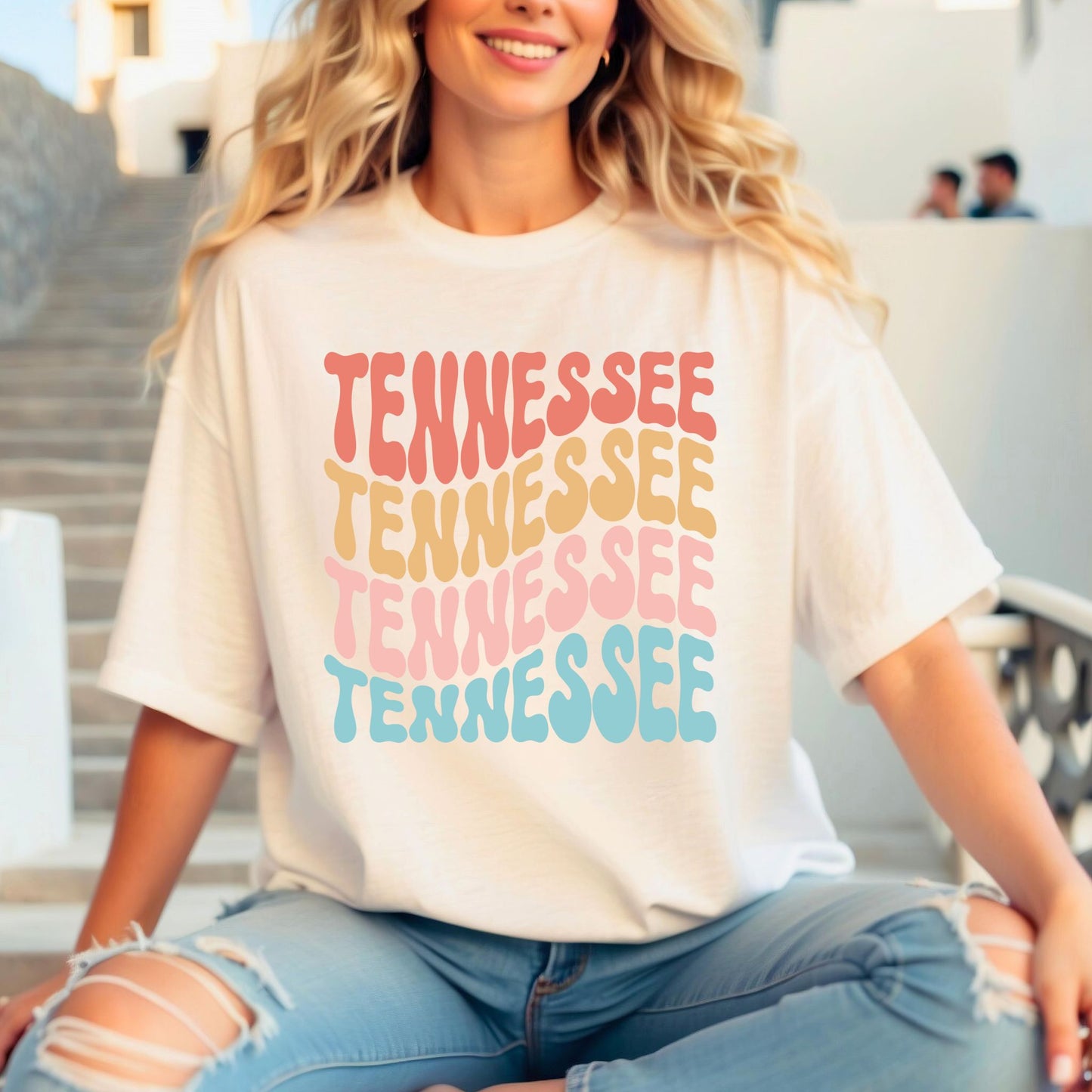 Wavy Colorful Tennessee