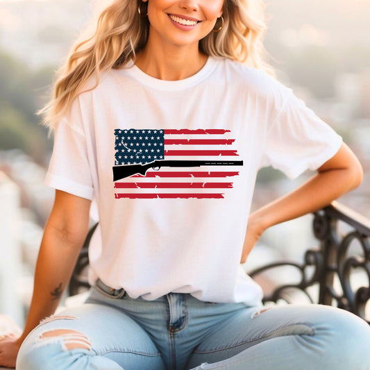 Flag with Shotgun