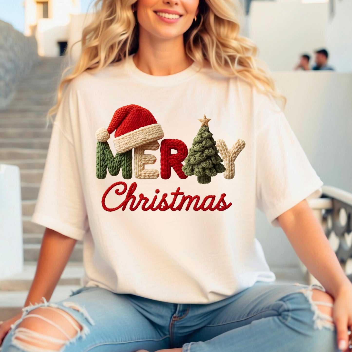 Merry Christmas Faux Crochet