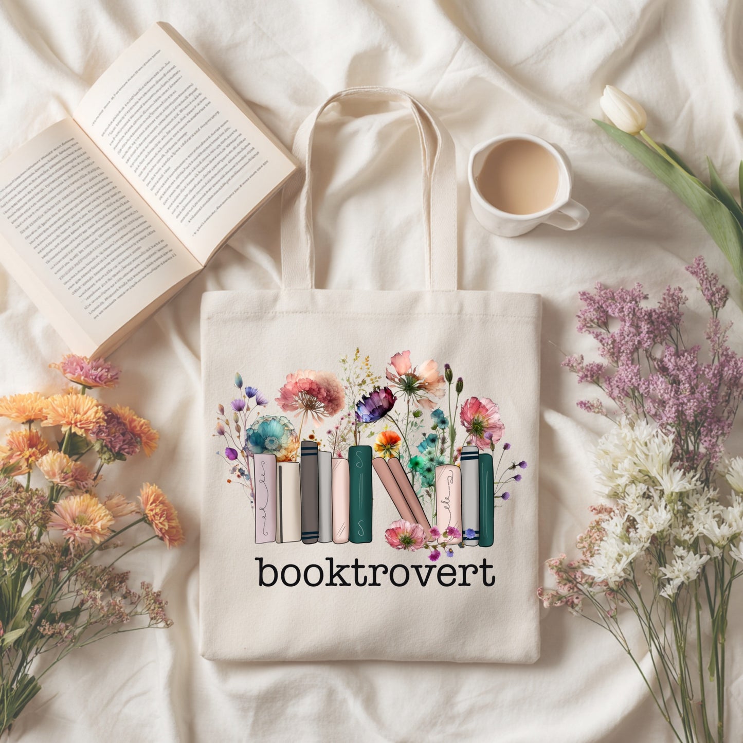 Booktrovert 2 Tote Bag