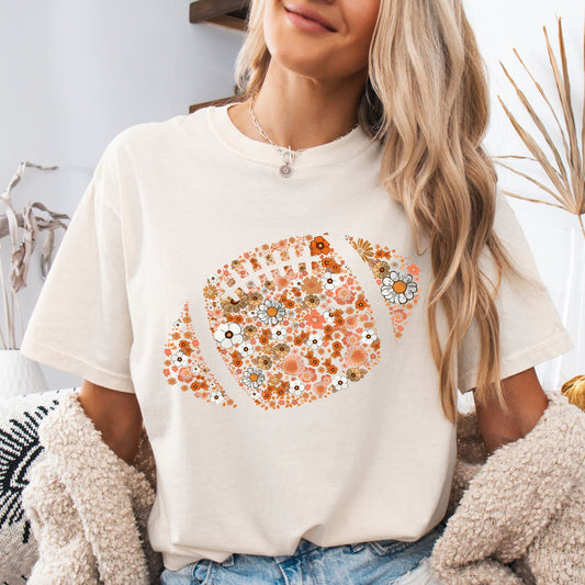 Retro Floral Football