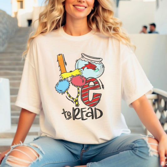 Seuss Love To Read Fish