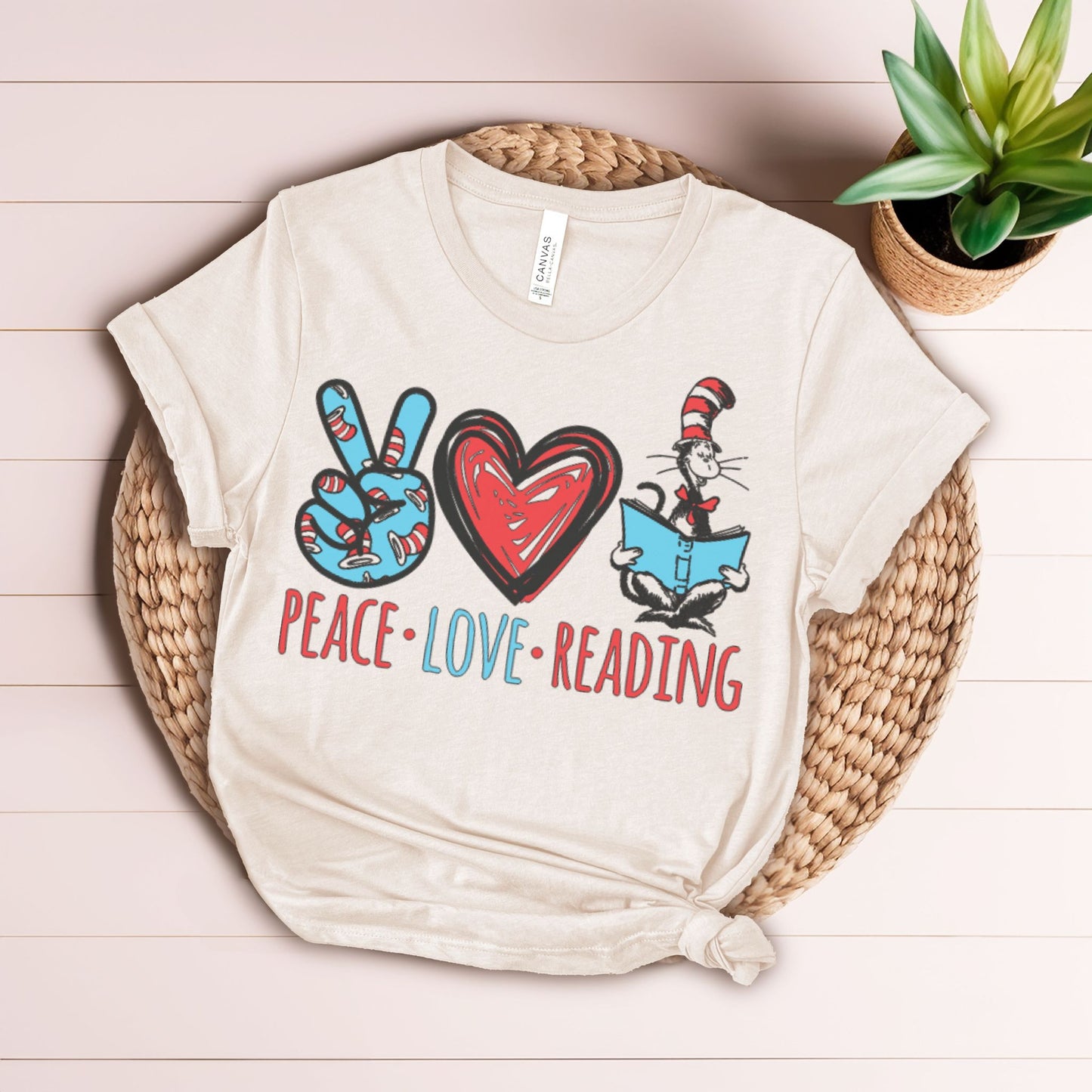 Seuss Peace Love Reading