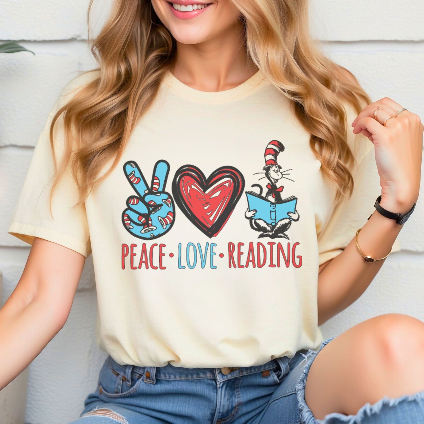 Seuss Peace Love Reading