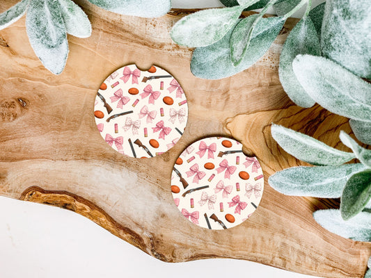 Shooting Sports with Bows Car Coasters