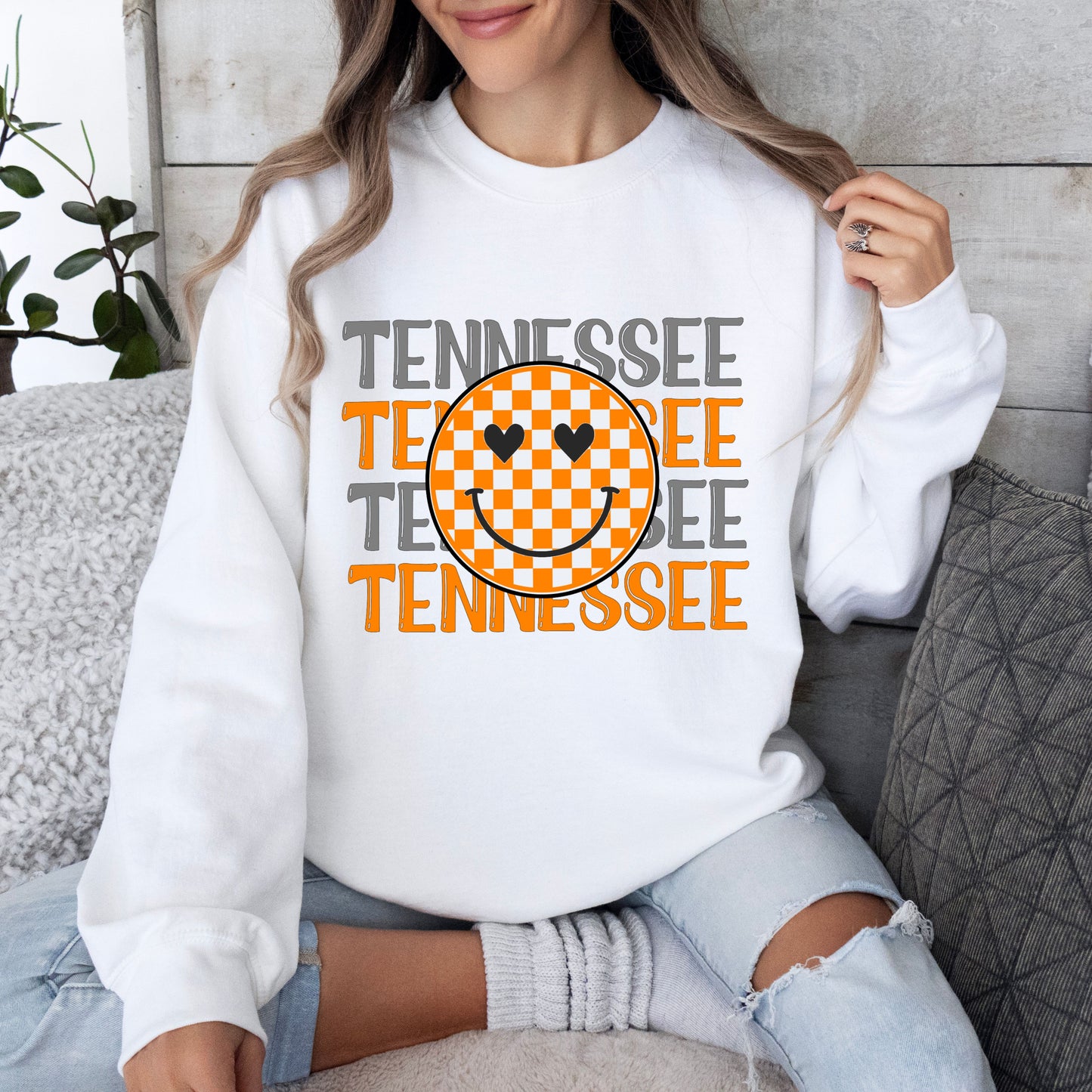 Tennessee Checkered Smiley