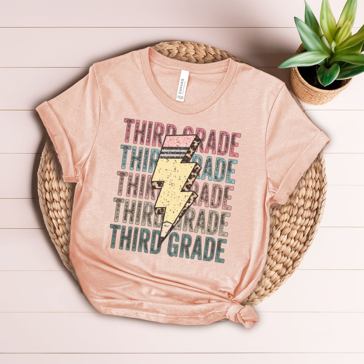 Third Grade Pencil Lightning Bolt