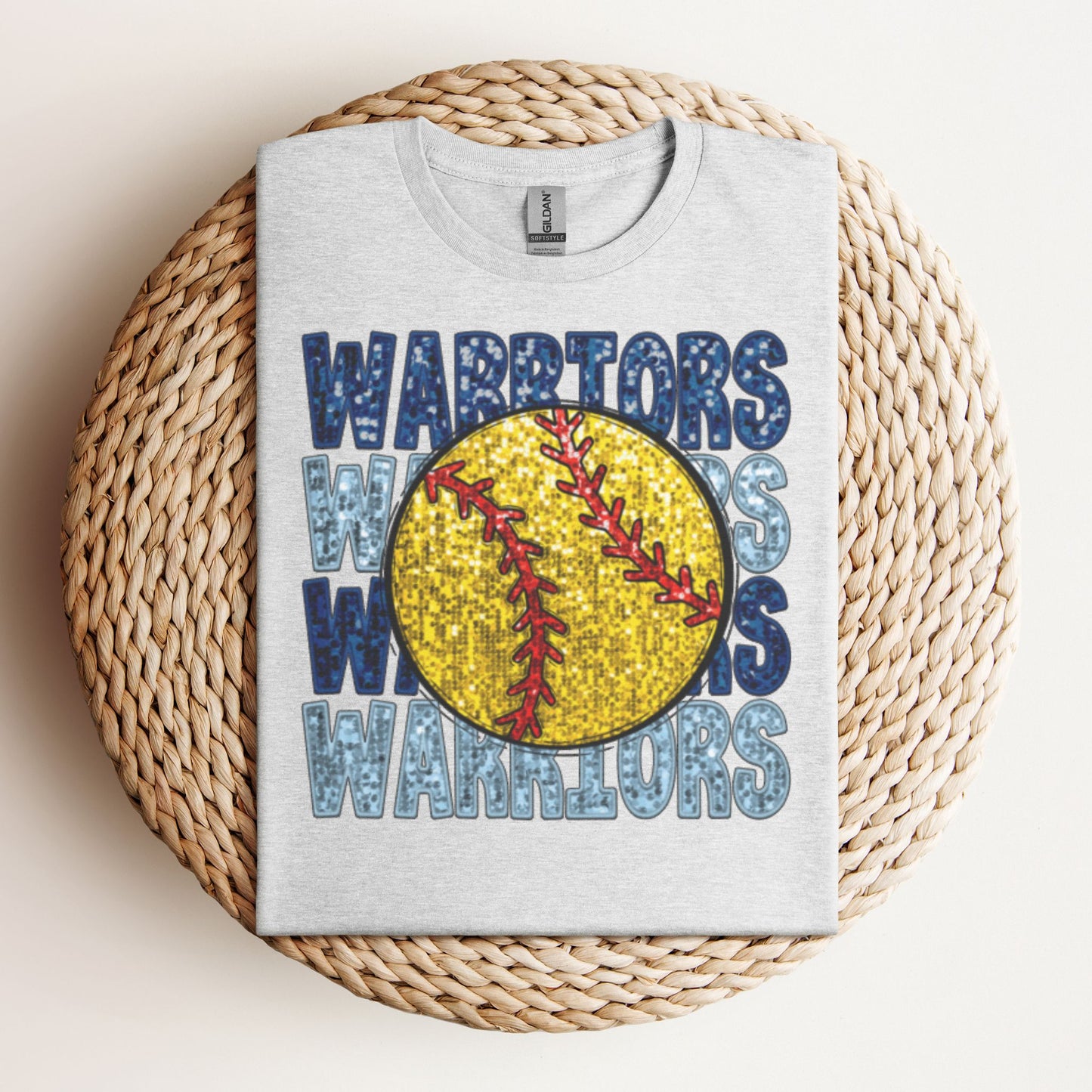 Warriors Glitter Softball