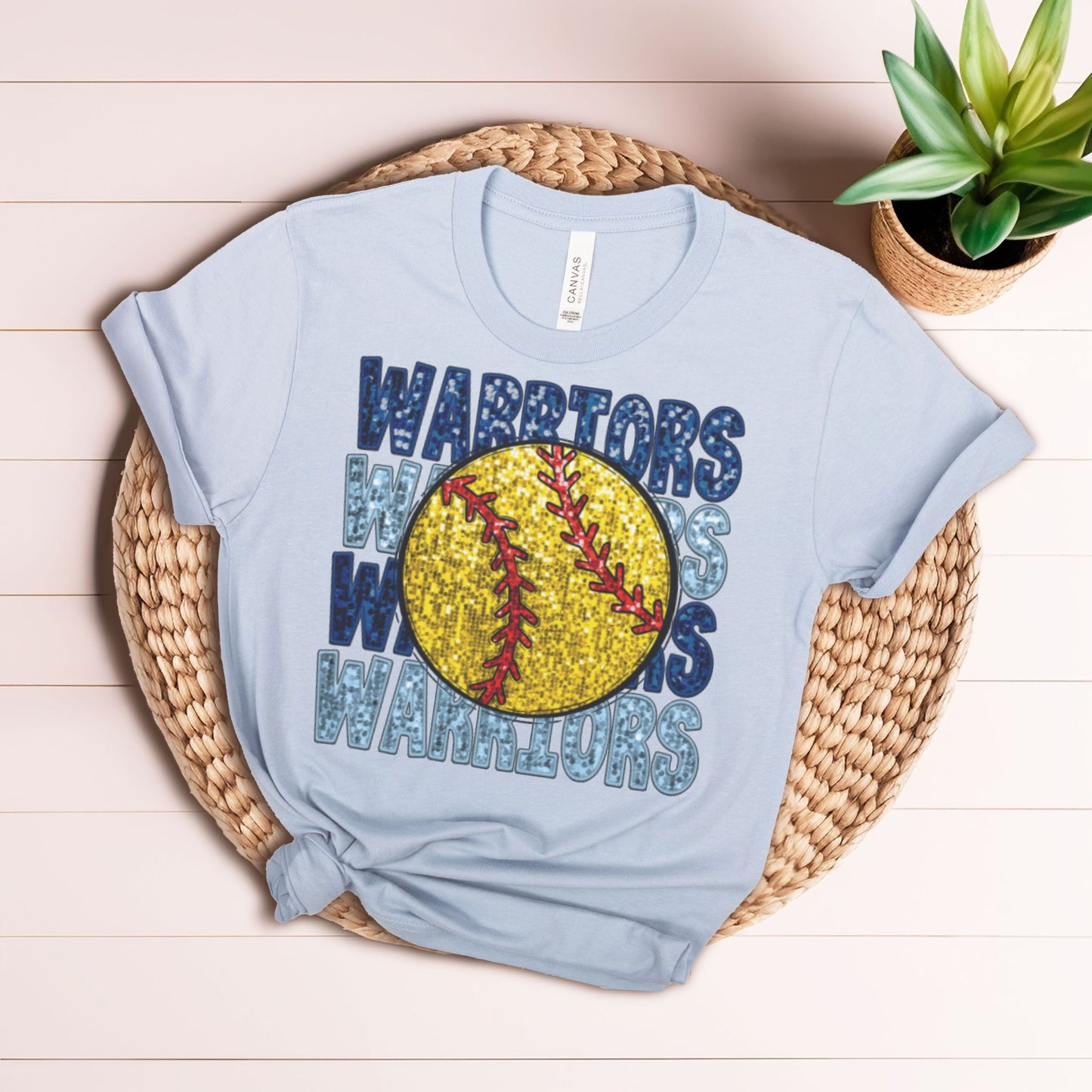 Warriors Glitter Softball