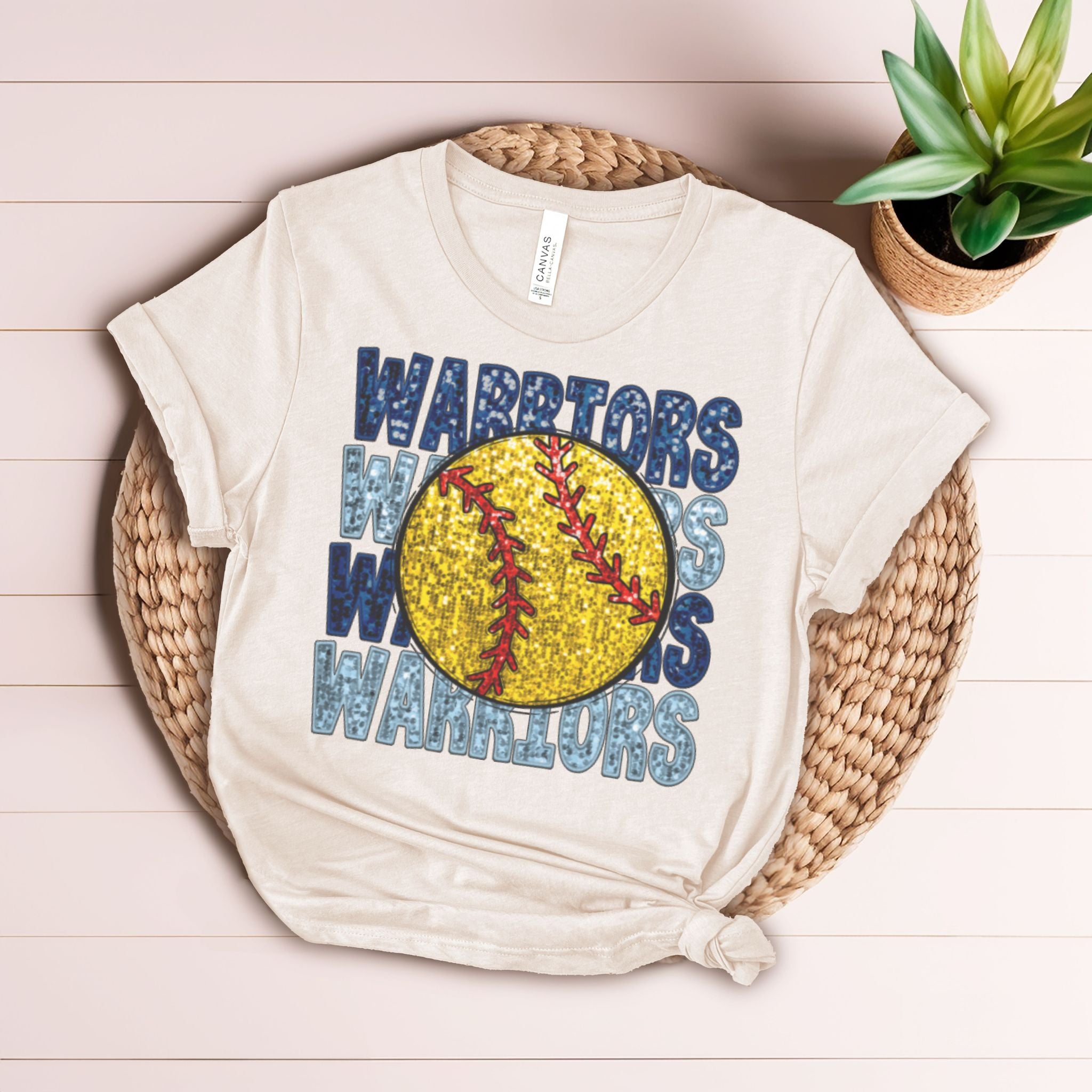 Warriors Glitter Softball